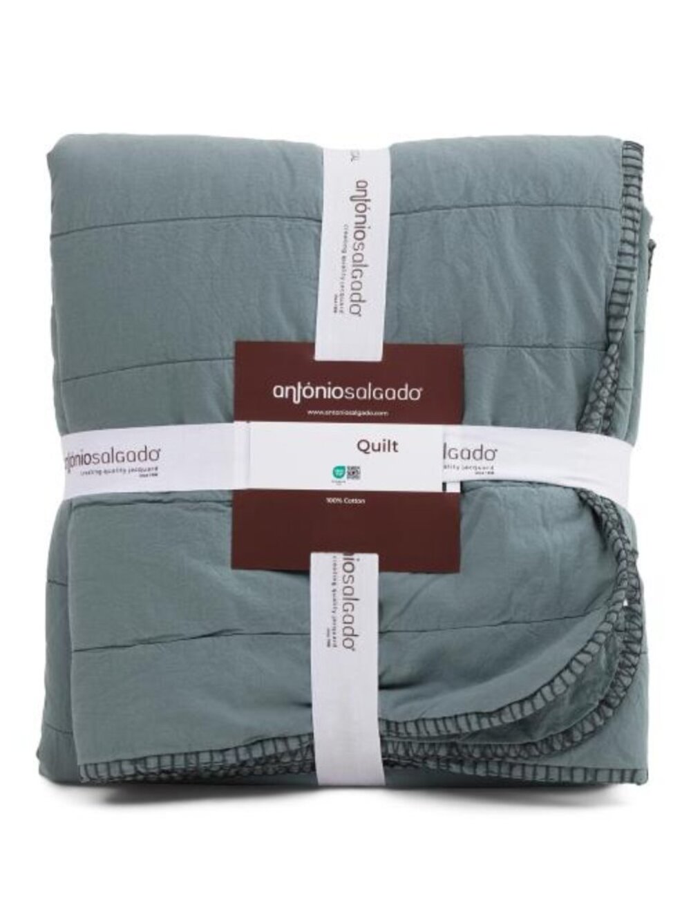 ANTONIO SALGADO Made In Portugal Quilt With Whipstitch Trim